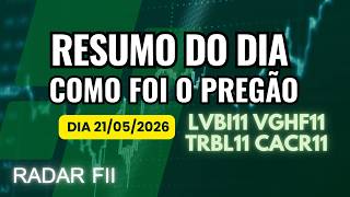 IFIX fecha estável na quinta | LVBI11 lidera as altas e TRBL11 registra a maior queda do pregão