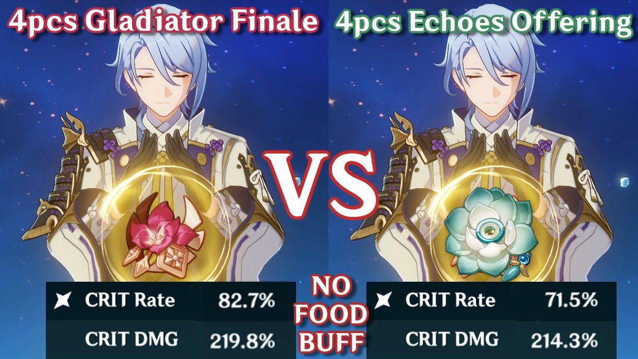 Ayato Artifact Comparison! Echoes of an Offering vs Gladiator Finale