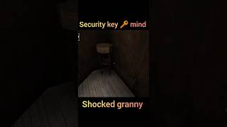 😱Security key mind in granny House-#granny #ytshorts #shortfeed