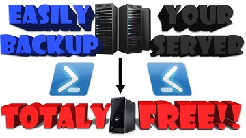 How to Auto Back-Up a Server To A Local Machine | SUPER EASY | TOTALY FREE | Using Powershell