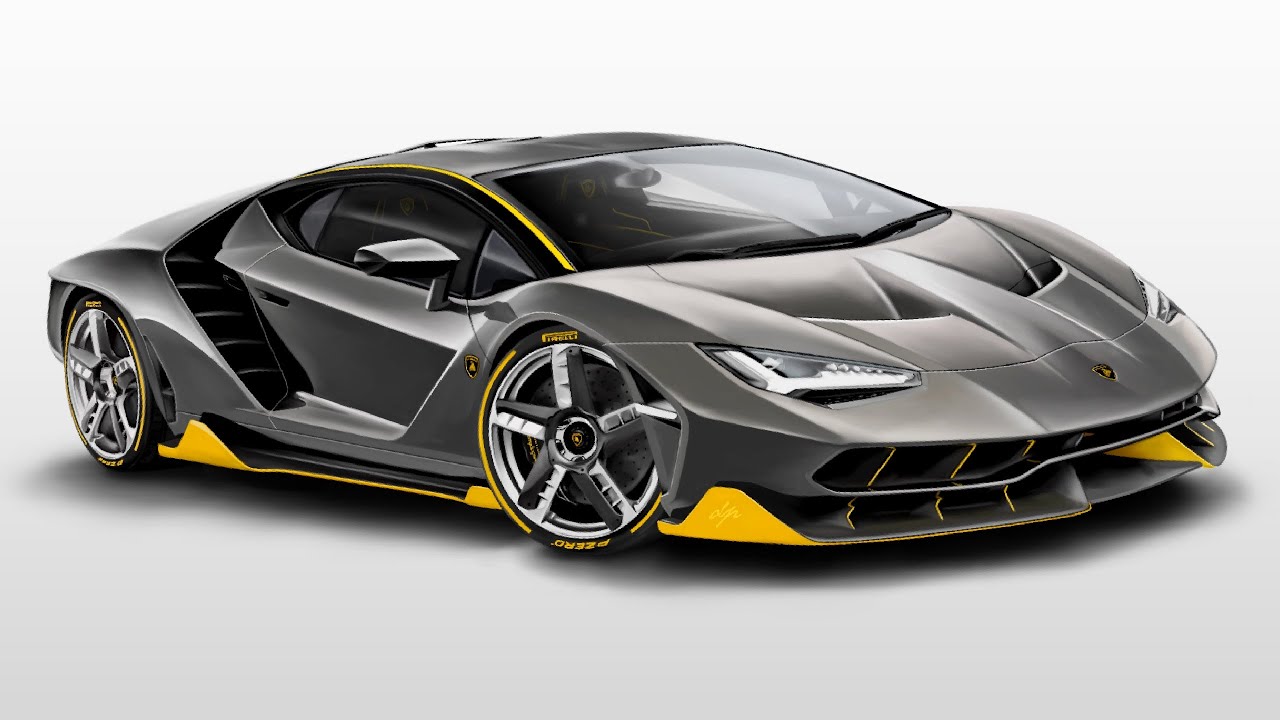 HOW TO DRAW a Lamborghini Centenario - Step by Step ...