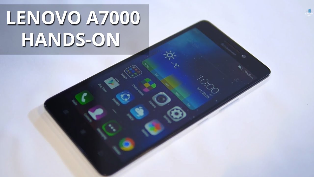 Lenovo A7000 Hands On