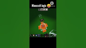 Minecraft logic 😜 Wait for it... #minecraft  #shorts