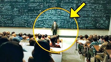 A slacker was 15 minutes late and received two math problems… His solutions shocked his professor..