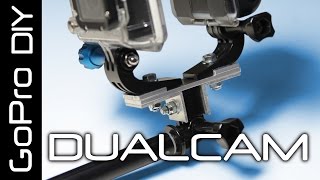 How to make a GoPro DUAL CAMERA ADAPTER - GoPro DIY #14