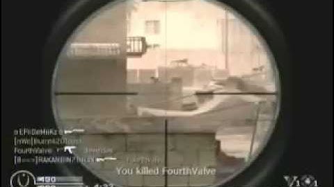 Call of Duty 4 Sniper Montage (no scopes)