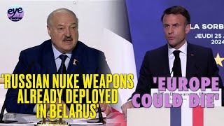 Macron calls for stronger defences while Belarus to bolster military capabilities amid threats