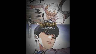 Jay hong Vs Yooseong|Lookism Edit|#lookism #fyp #shorts #shortsfeed