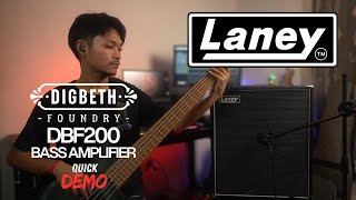 Laney Digbeth Foundry DBF200 | Best and affordable 200W Bass Amp of 2025? Fast Bass Sound Demo!