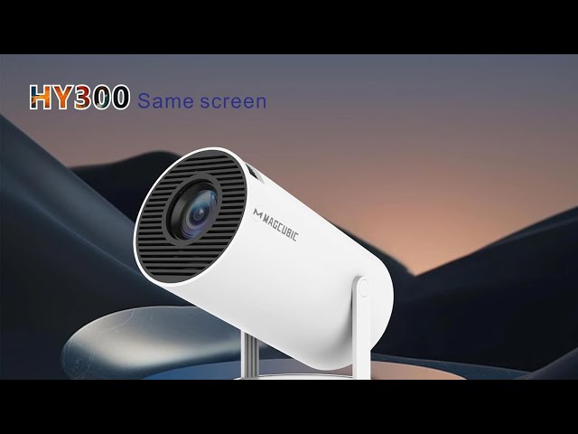 Magcubic Projector Hy300 4K Android 11 Dual Wifi6 200 ANSI Allwinner H713  BT5.0 1080P 1280*720P Home 