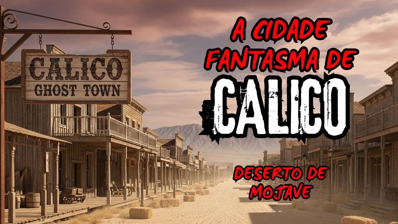 A Cidade Fantasma de Calico - Deserto de Mojave