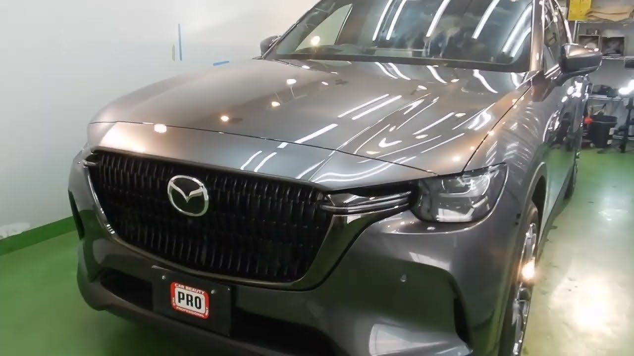 マツダ・CX-60（マシーングレー）意匠の向上！PCX-S9低撥水ガラス