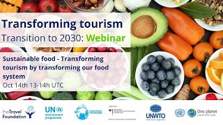 Details Transforming Tourism Webinar: Sustainable Food News