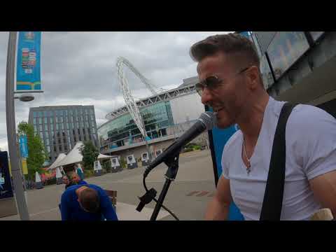 Simple Man (Lynyrd Skynyrd acoustic cover) - Lea Baruffato - Wembley, London UK. Euro2020 26 06 21