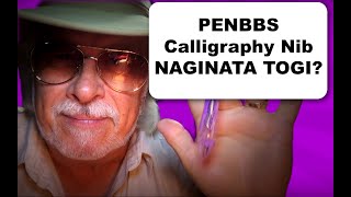 PenBBS Calligraphy Nib Naginata Togi vs Stub and Architect Nibs