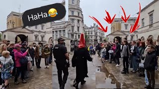 Armed Police Says  Make way! Guard Needs to Shout At Idiot Tourists who think they’re At Disneyland
