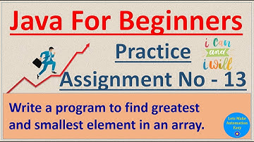 Write a Java program to find greatest and smallest element in an array. | Pradeep Nailwal