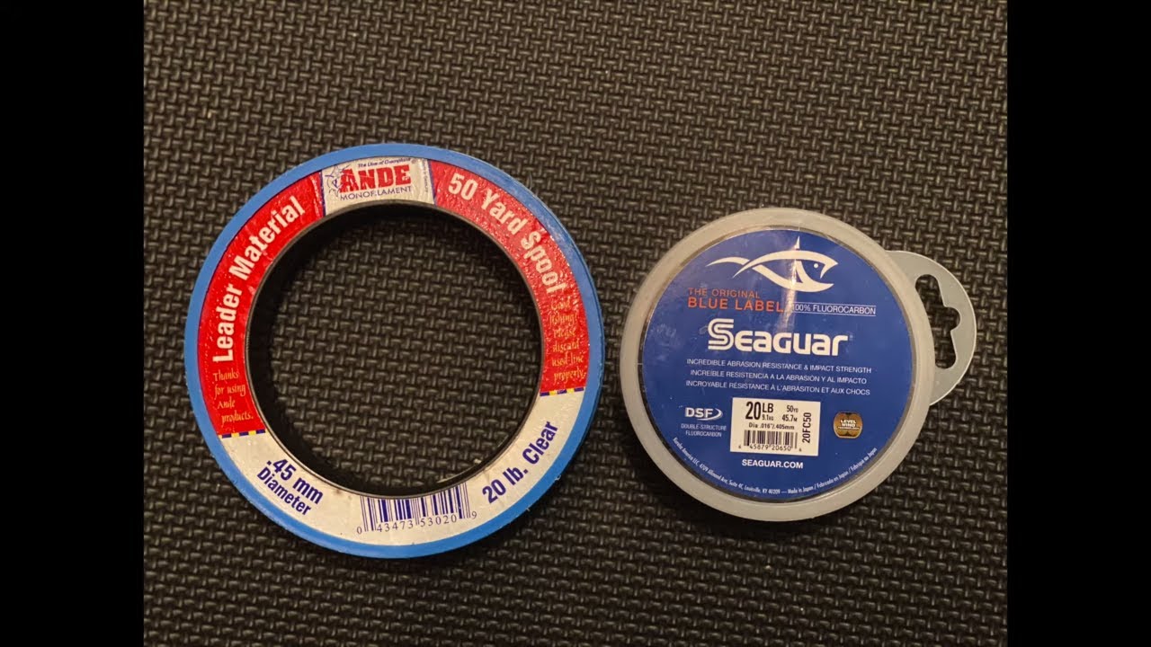 Seaguar Fluorocarbon vs. Ande Monofilament (Underwater Abrasion Tests) 