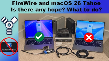 FireWire devices no longer work with macOS 26 Tahoe. What to do now.