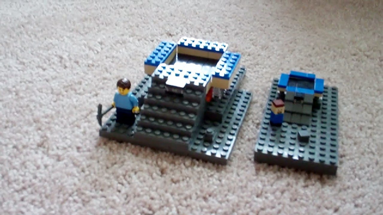 Lego Minecraft End Portal tutorial - YouTube