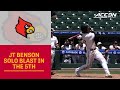 Louisville&#39;s JT Benson Closes The Lead To 1 With A Solo Shot