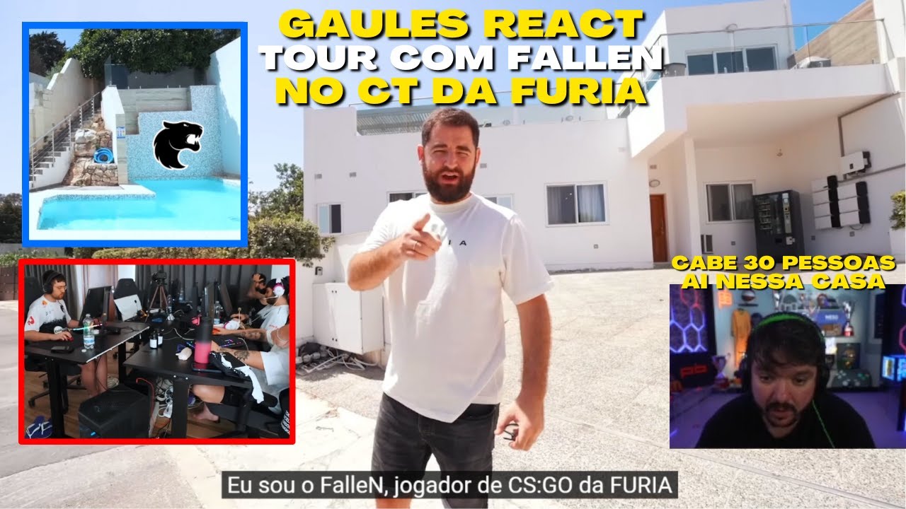 Gaules reage ao Tour com FALLEN no CT da FURIA