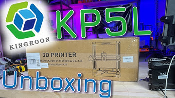 Unboxing Kingroon KP5L - 3D Printer & 1st Print!
