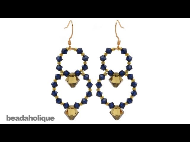 How to Make Earrings Using European Style Large Hole Beads 