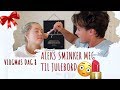 VLOGMAS DAG 8 ♡ ALEKS SMINKER MEG TIL JULEBORD