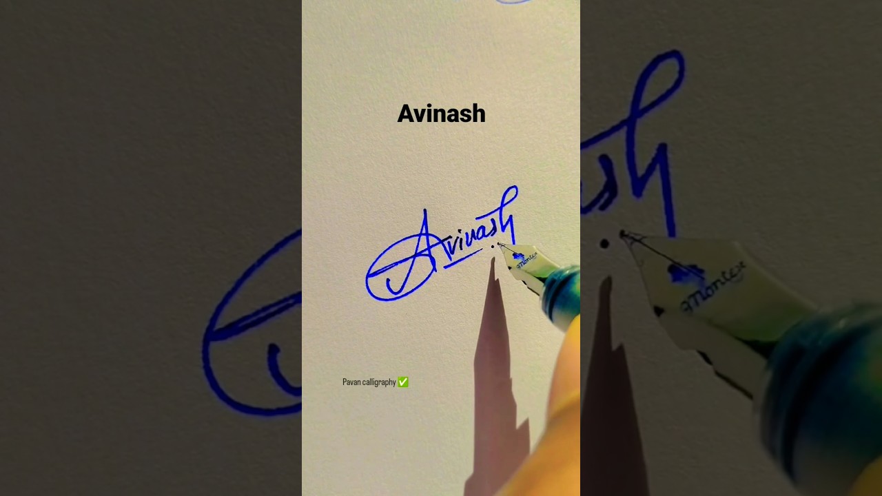 Avinash name signature style ❤️✅💯