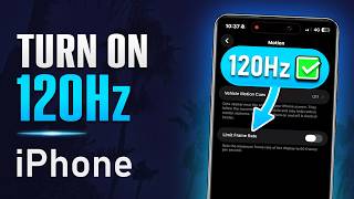 How to Turn ON 120Hz Refresh Rate on iPhone (Updated)