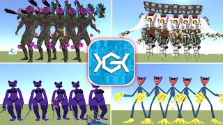 Nextbots In Playground Mod TitanCounter, Dogday, Catnap, Mecha Boss