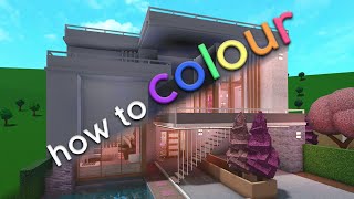 How to Color Your Builds in Bloxburg   My Custom Color Codes