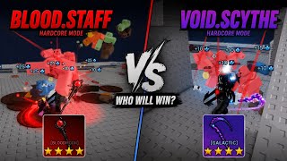 Blood Staff vs Void Scythe - Ultimate Weapon Battle!Who Will Win?!