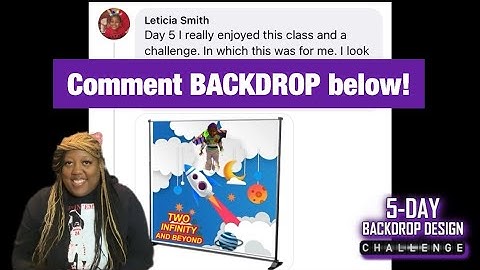 How to Design a Custom Backdrop in 5 Days | Easy DIY Backdrop Tutorial for Beginners