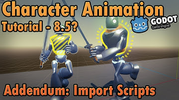Godot 3D Character Animation 8.5 - Import Scripts for Armor