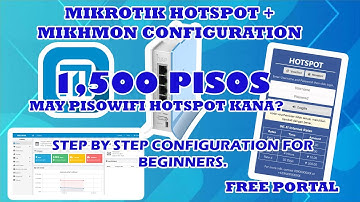 MIKROTIK HOTSPOT + MIKHMON CONFIGURATION  STEP BY STEP TUTORIAL FOR BEGINNERS  FREE PORTAL  PISOWIFI