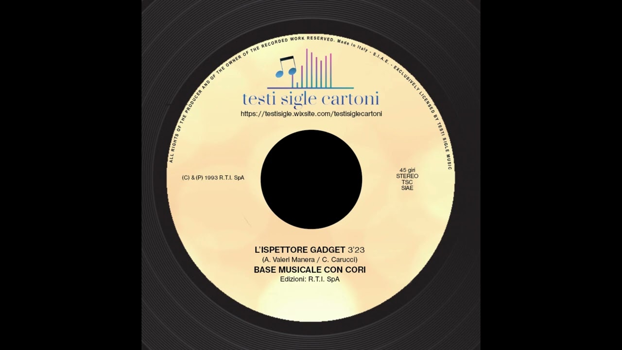 L'ispettore Gadget (base musicale con cori)