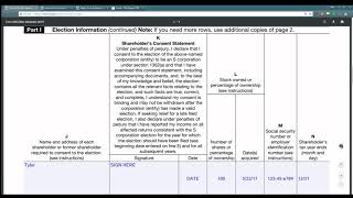How To Fill Out Form 2553