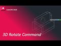 How To Rotate 3D Objects In AutoCAD!