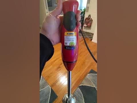 BELLA 2 Speed Hand Immersion Blender with Whisk Attachment Review 