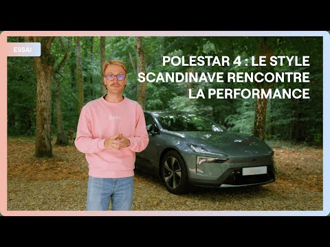 Essai Polestar 4 avant-première : le style scandinave rencontre la performance