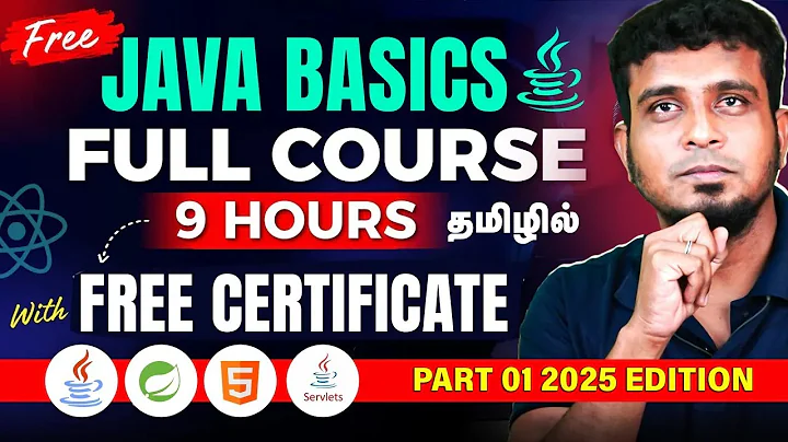 Free Certified Java Programming Course for Beginners | 8 Hour Java Tutorial 2025 Edition |  Part 01 thumbnail