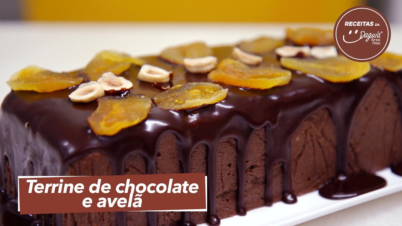 Receitas de Daguia Terrine de CHOCOLATE com AVELÃ YouTube