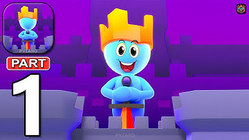 King or Fail Castle Takeover - Gameplay Walkthrough Part 1 Stickman King Army Commander (Android,iOS