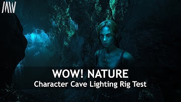 UE5 - Wow!Nature - WIP - Character Cave Lighting Rig Test #unrealengine #UE5 #gamedev
