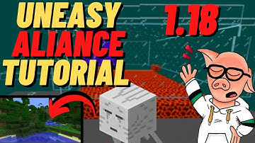 Uneasy Alliance Minecraft Advancement / achievement 1.18 Tutorial (super simple)