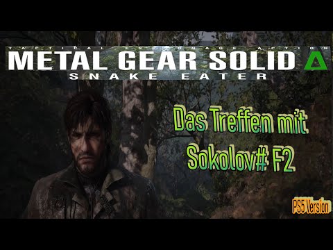 Das Treffen mit Sokolov # F 2🎮Metal Gear Solid Delta Snake Eater / PS5 ( Gameplay )