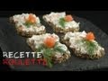 Recette  tartines saumon ricotta