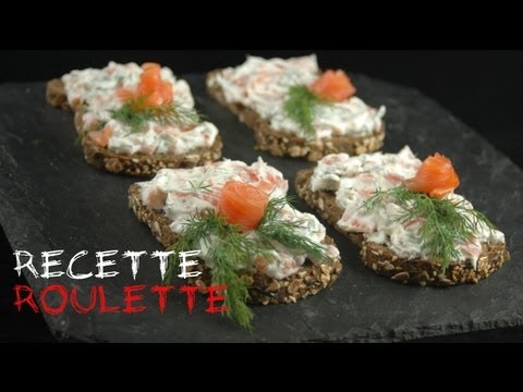 recette-:-tartines-saumon-ricotta